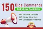 Do 150 Dofollow Backlinks In Blog Comments On High DA PA Sites
