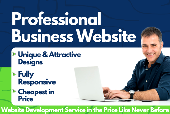 create professional business website in the cheapest price