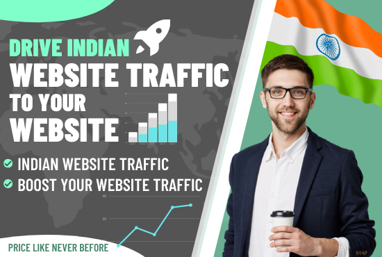 drive Indian website traffic for 30 days